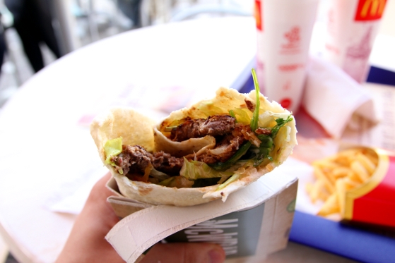 Beef Maxi Wrap la McDonald's în Timişoara