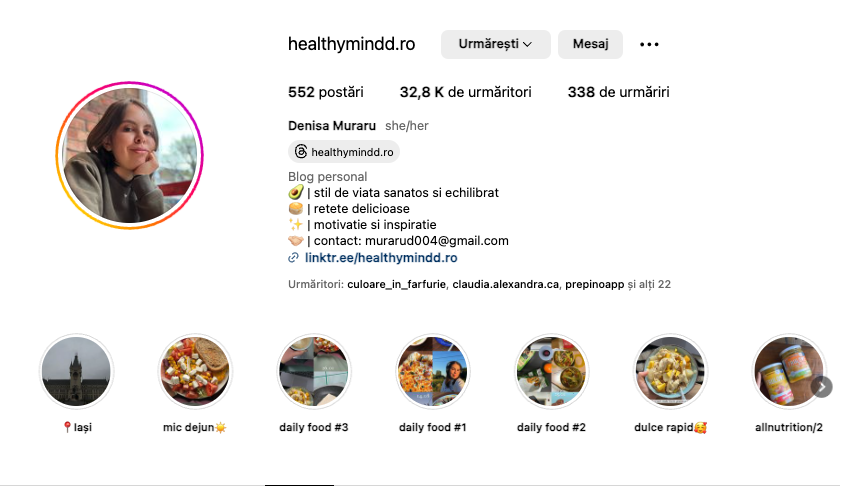 Denisa Muraru - healthymindd.ro - bloguri culinare - FoodCew