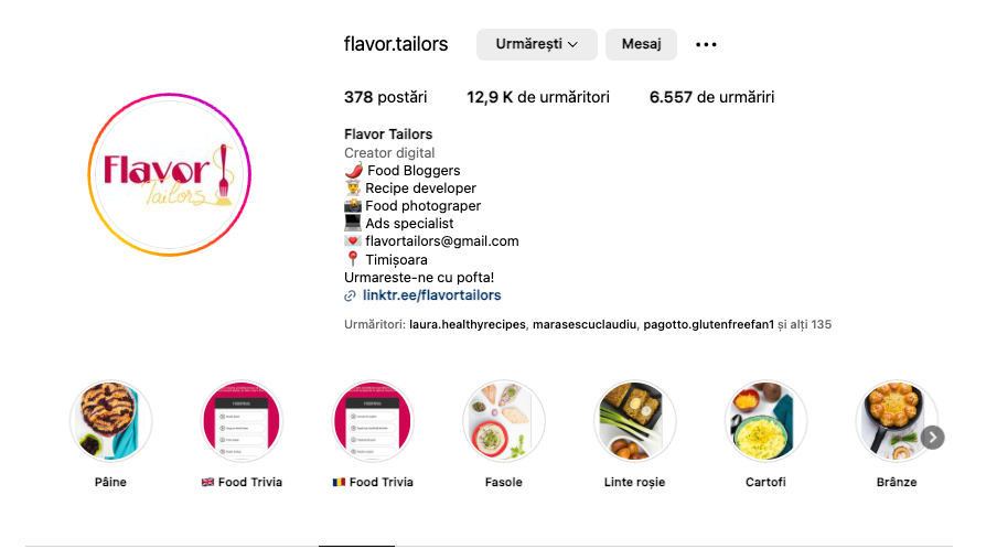 Flavor Tailors - bloguri culinare - FoodCew
