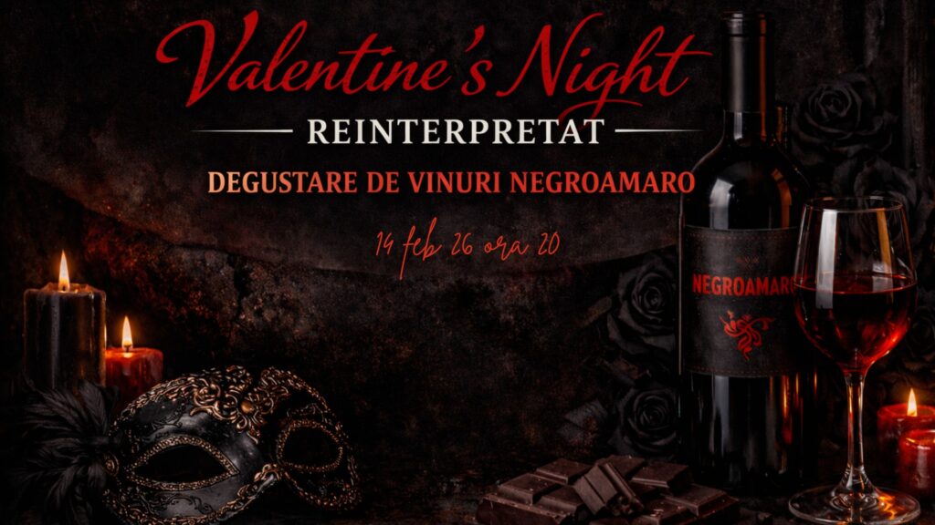 Negru & Amar - Drink Story - Valentine’s Day 2026 în Timișoara - FoodCrew
